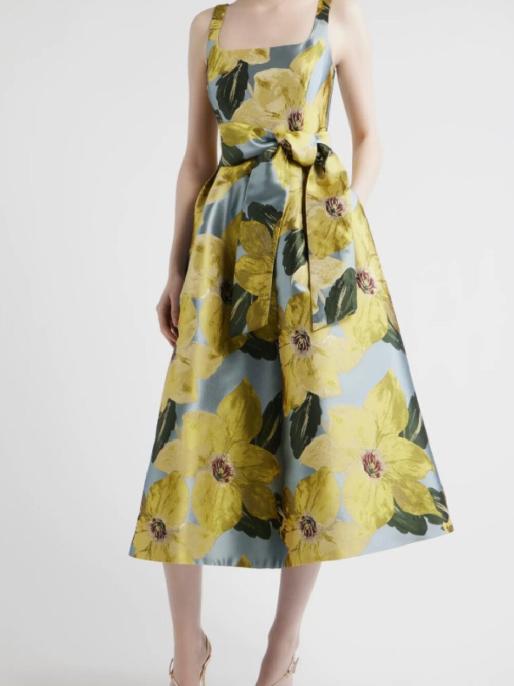 Julia Jordan Cocktail Wedding Brocade Dress